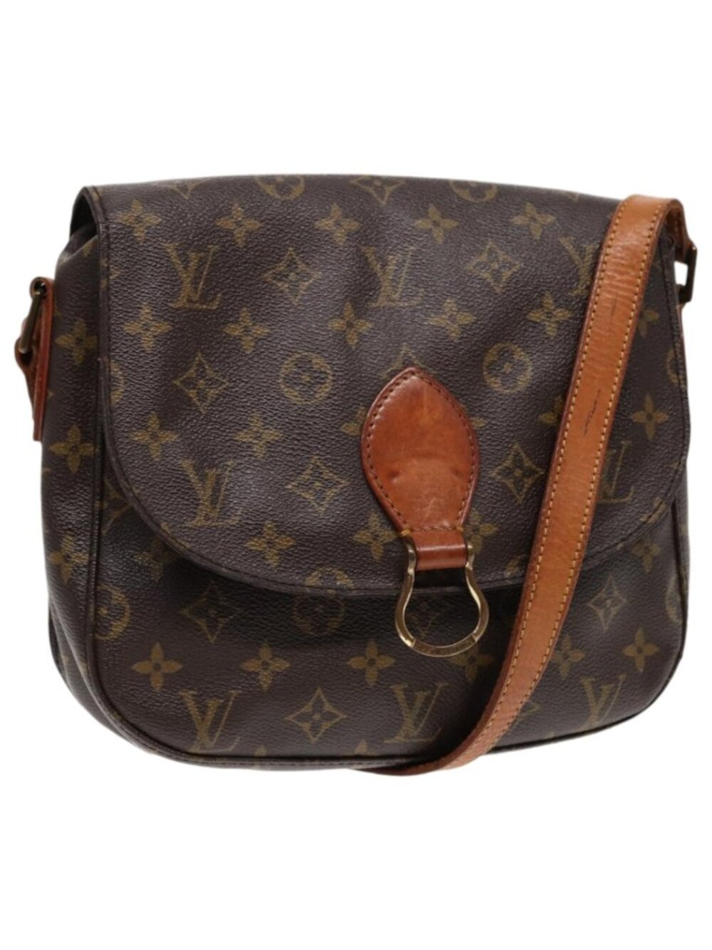 LOUIS VUITTON Monogram Saint Cloud GM Shoulder Bag M51242